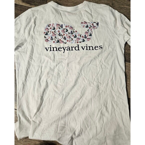 Vineyard Vines Christmas Santa Long Sleeve Tee Size S - Picture 6 of 7